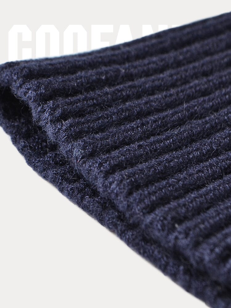 Klassisch Uni Strick Beanie