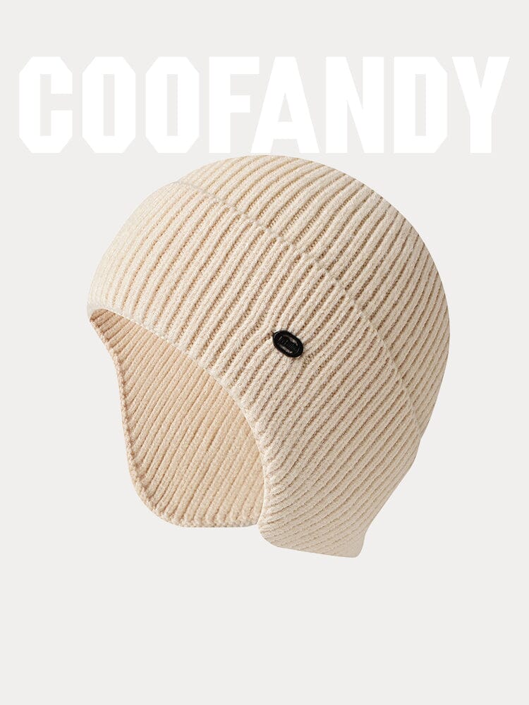 Windproof Ear Protection Strick Beanie