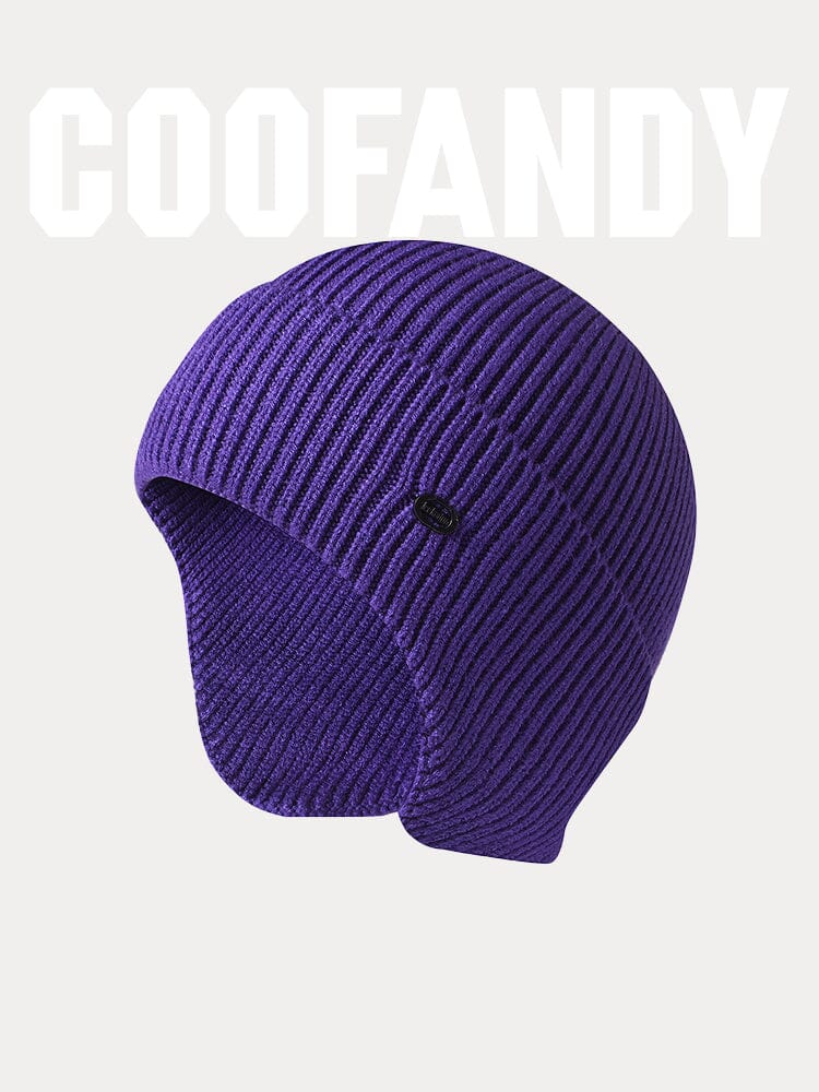 Windproof Ear Protection Strick Beanie