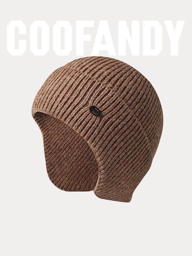 Windproof Ear Protection Strick Beanie