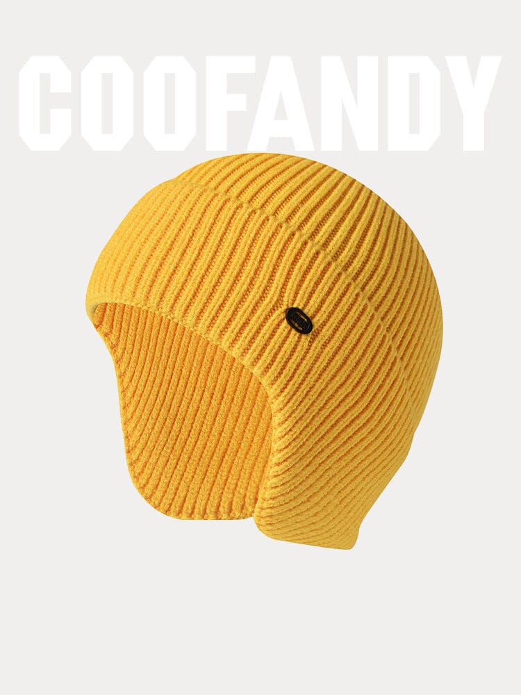 Windproof Ear Protection Strick Beanie