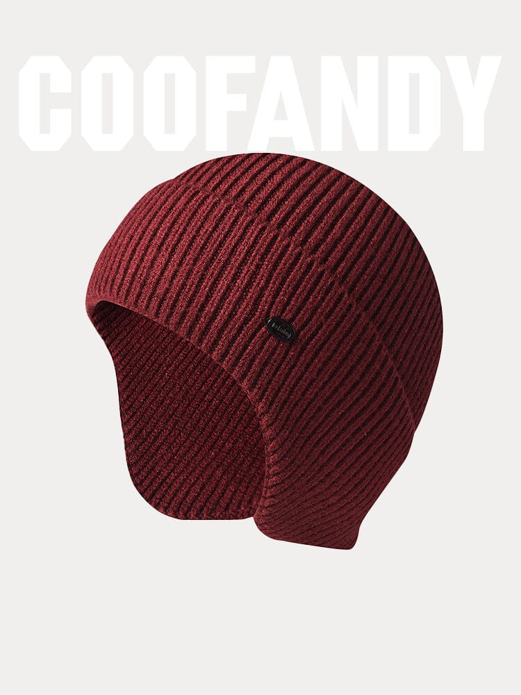Windproof Ear Protection Strick Beanie