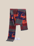 Reindeer Pattern 100% Baumwolle Schal