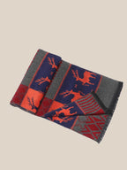 Reindeer Pattern 100% Baumwolle Schal