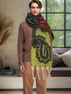 Soft Warm Tassel Schalkragen Schal