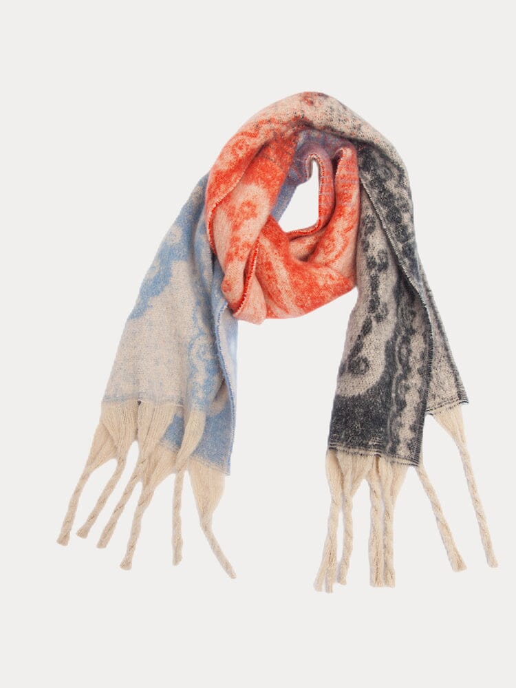 Soft Warm Tassel Schalkragen Schal