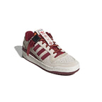 Sneaker Adidas Forum Low Beige Bordeaux in Leder und Suede