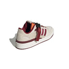 Sneaker Adidas Forum Low Beige Bordeaux in Leder und Suede