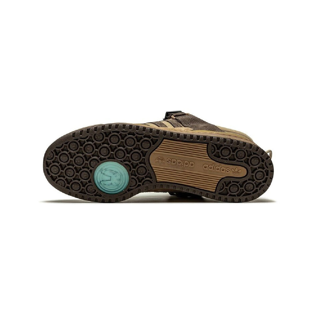Sneaker Adidas Forum Low x Bad Bunny Braun Caffè in Suede