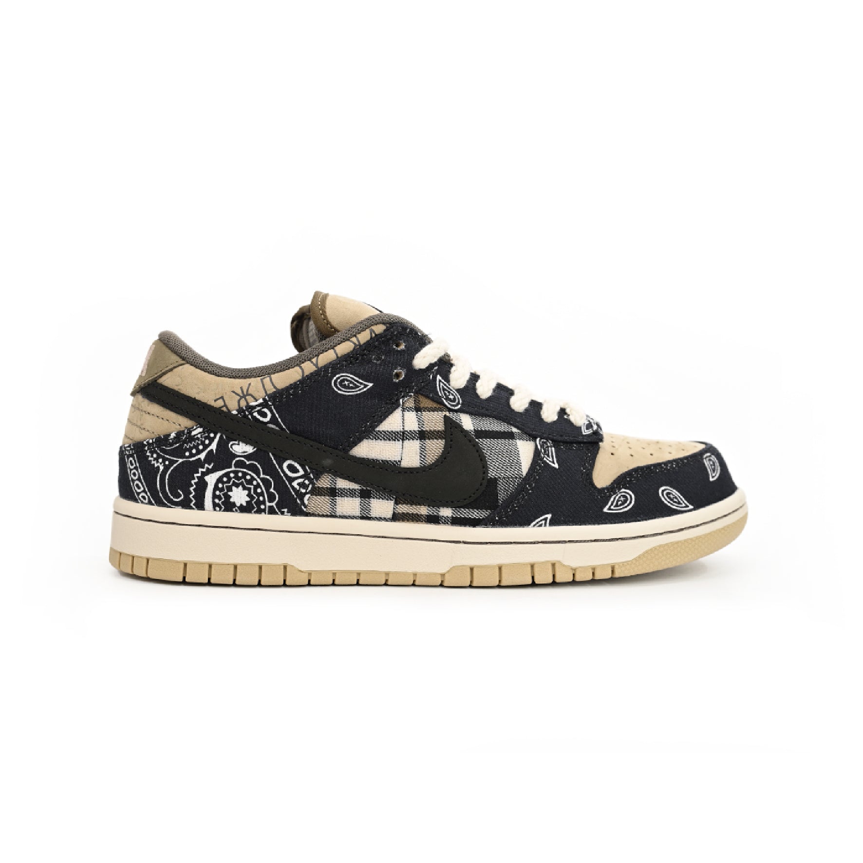 Nike Dunk Low SB Travis Scott Bandana und Beige Herren