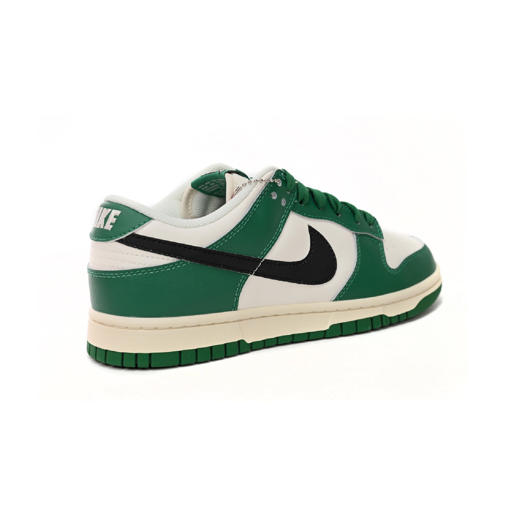 Nike Dunk Low Weiß und Grün Lottery Schuhe da Ginnastica Herren