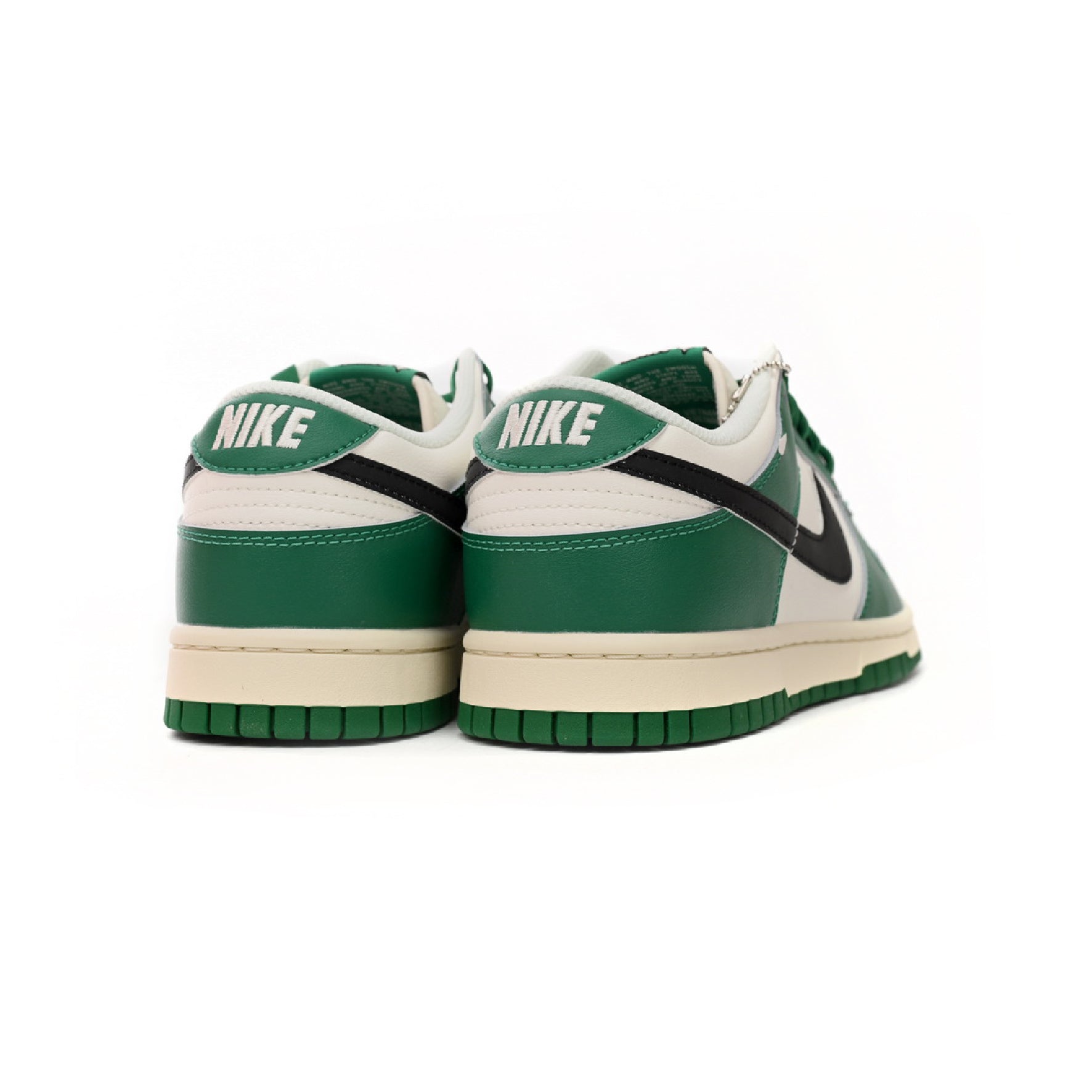 Nike Dunk Low Weiß und Grün Lottery Schuhe da Ginnastica Herren