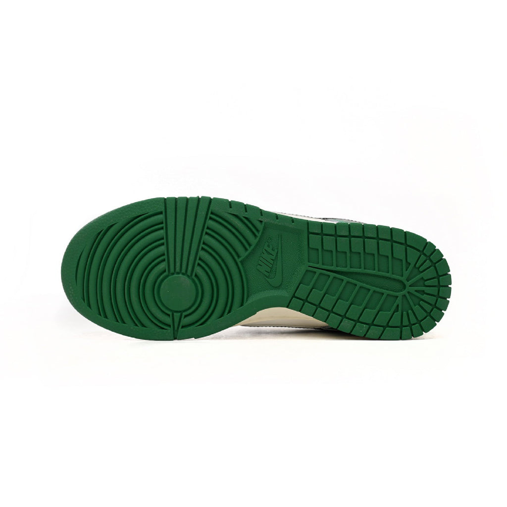 Nike Dunk Low Weiß und Grün Lottery Schuhe da Ginnastica Herren
