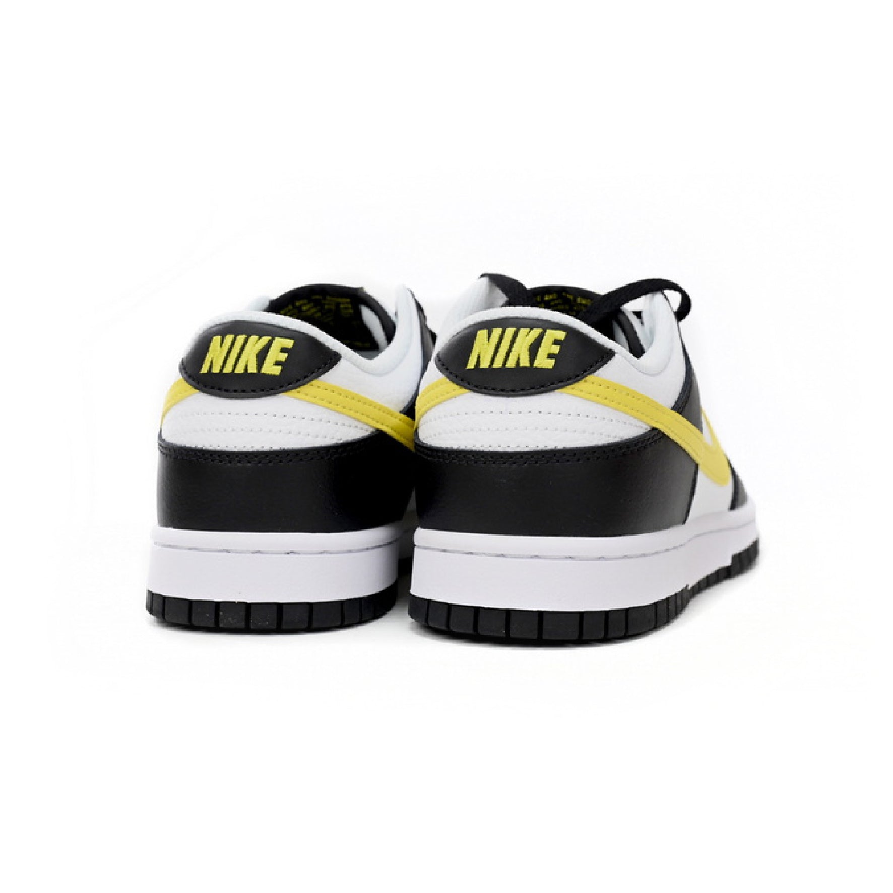 Nike Dunk Low Schwarz Gelb Ottico und Weiß Schuhe Herren