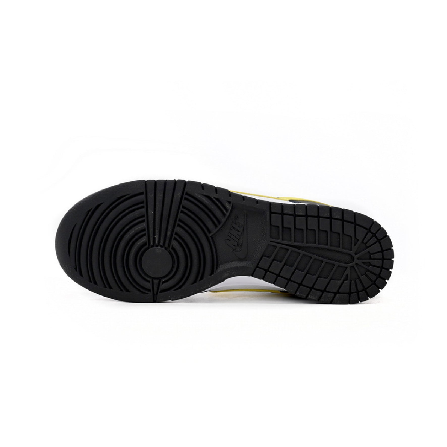 Nike Dunk Low Schwarz Gelb Ottico und Weiß Schuhe Herren