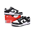 Nike Dunk Low Retro Weiß und Schwarz Panda Schuhe Herren