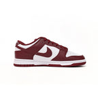 Nike Dunk Low Weiß und Rot Team Rot Damen