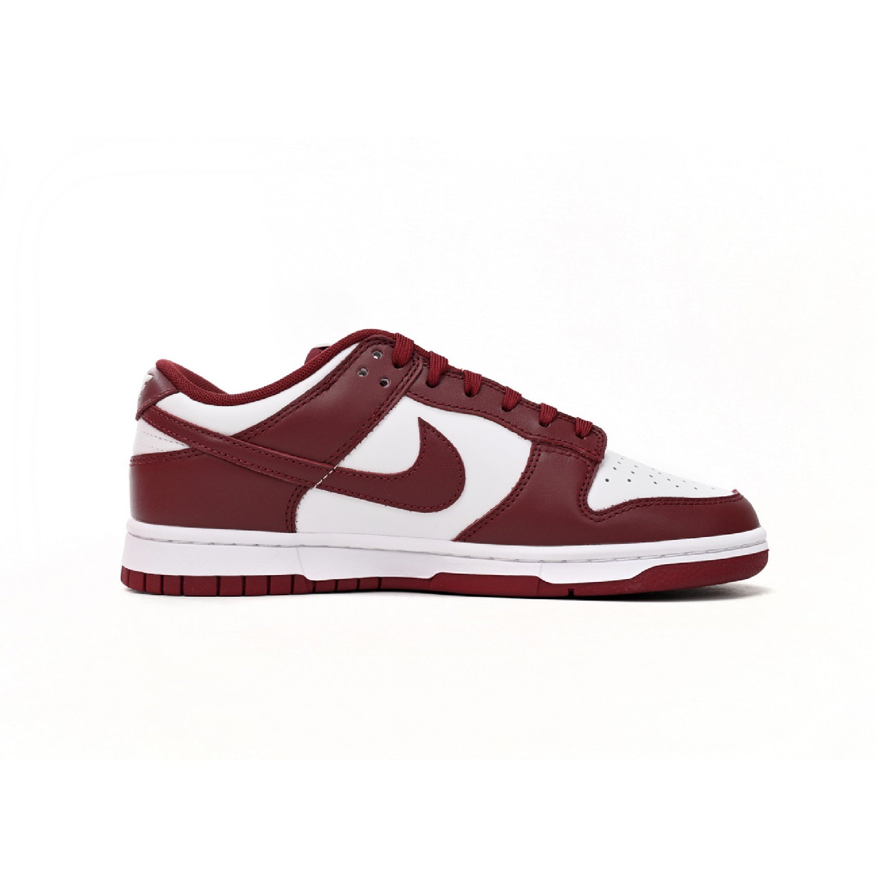 Nike Dunk Low Weiß und Rot Team Rot Damen