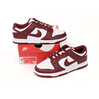 Nike Dunk Low Weiß und Rot Team Rot Damen