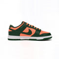Nike Dunk Low Grün und Orange Schuhe Herren