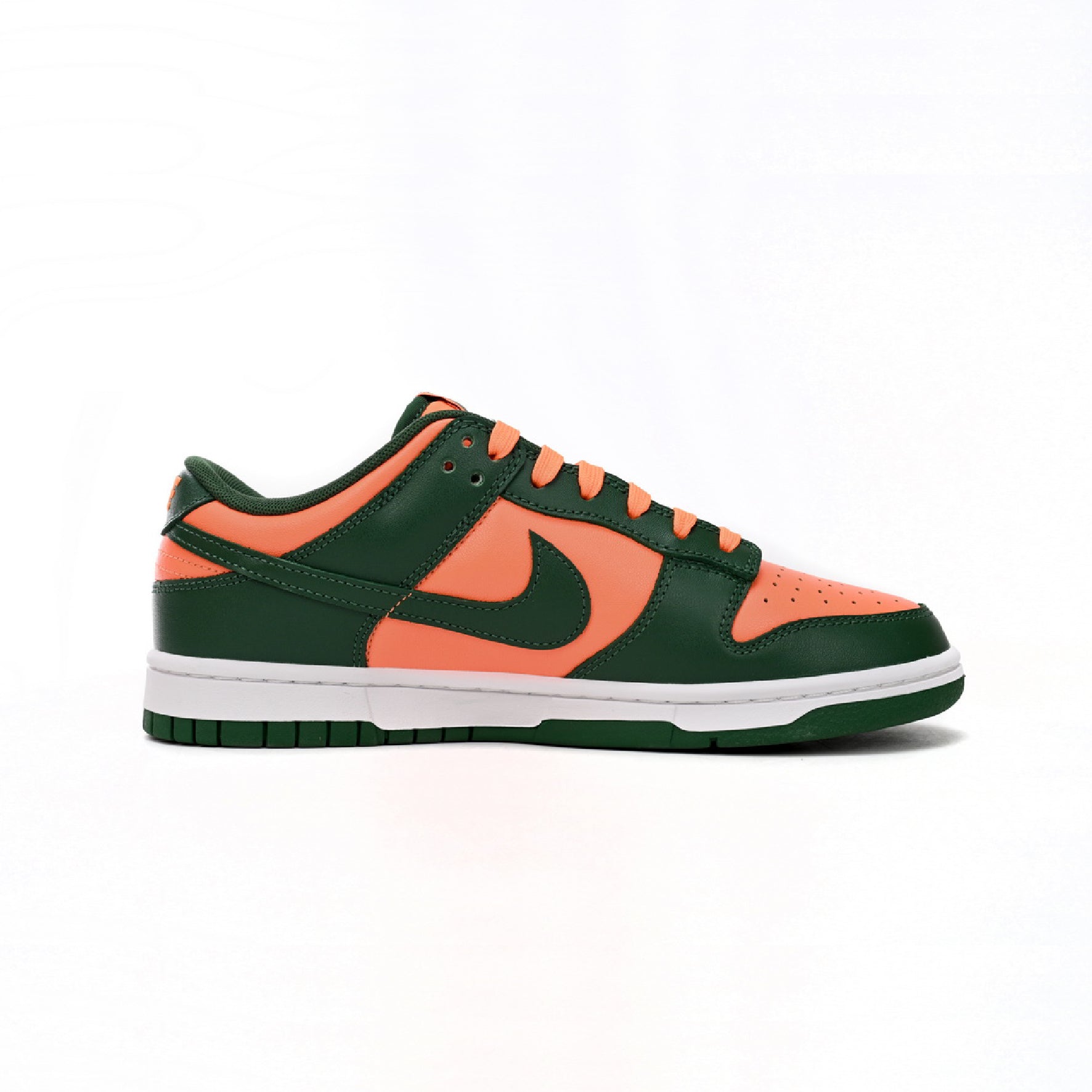 Nike Dunk Low Grün und Orange Schuhe Herren