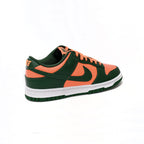 Nike Dunk Low Grün und Orange Schuhe Herren