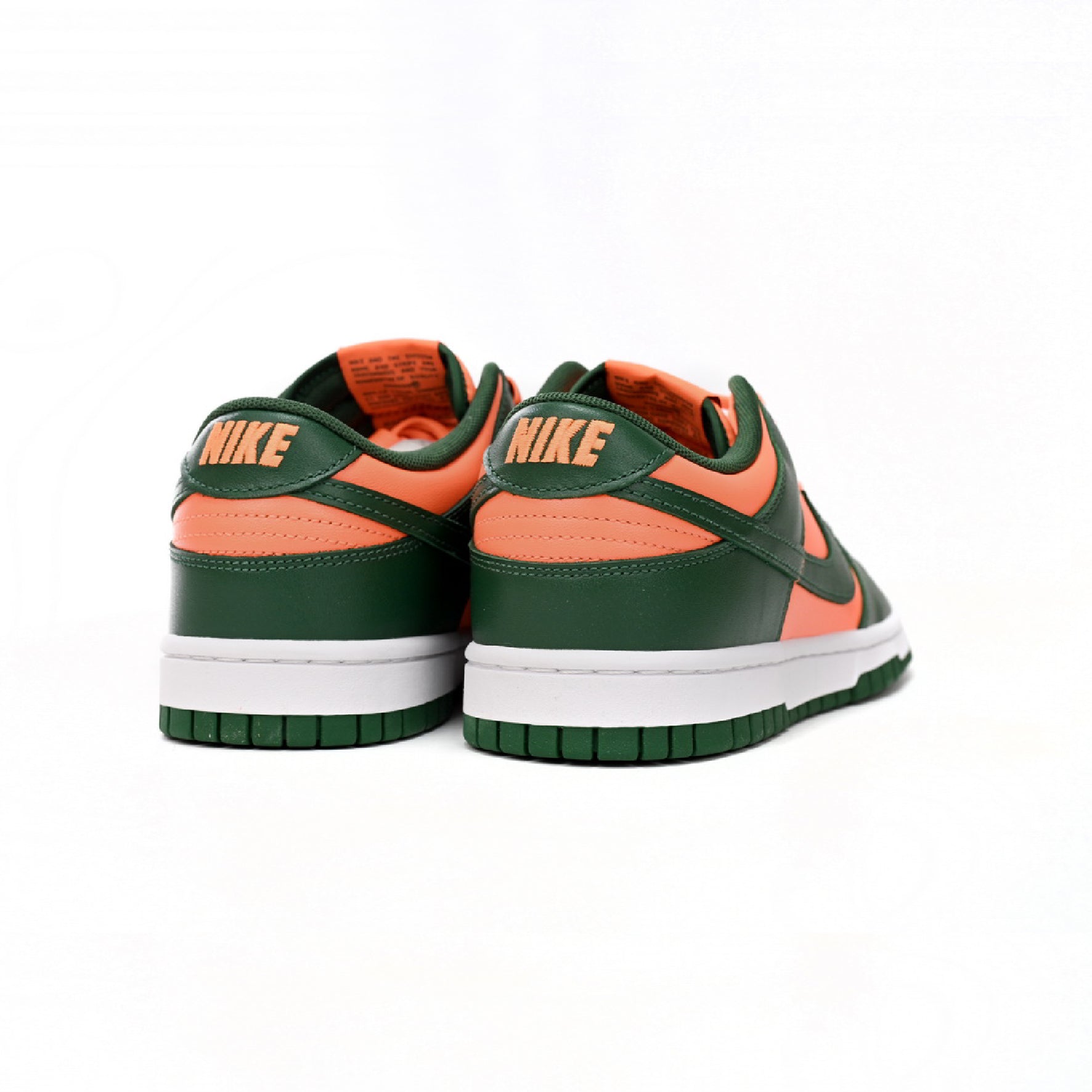 Nike Dunk Low Grün und Orange Schuhe Herren