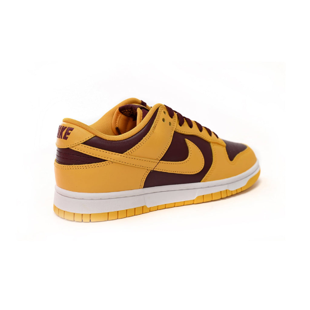 Nike Dunk Low Gelb und Bordeaux Schuhe Casual Herren Damen
