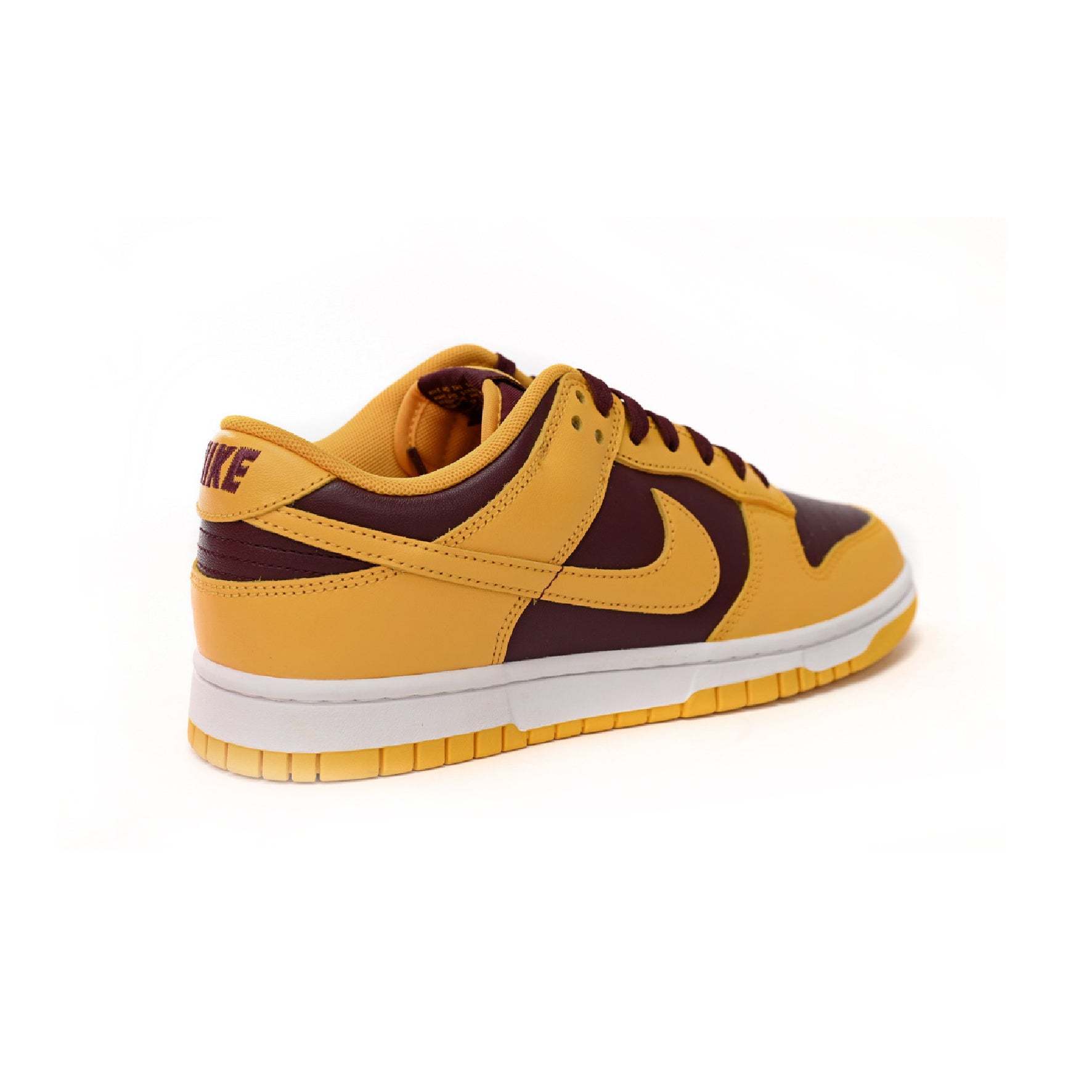 Nike Dunk Low Gelb und Bordeaux Schuhe Casual Herren Damen
