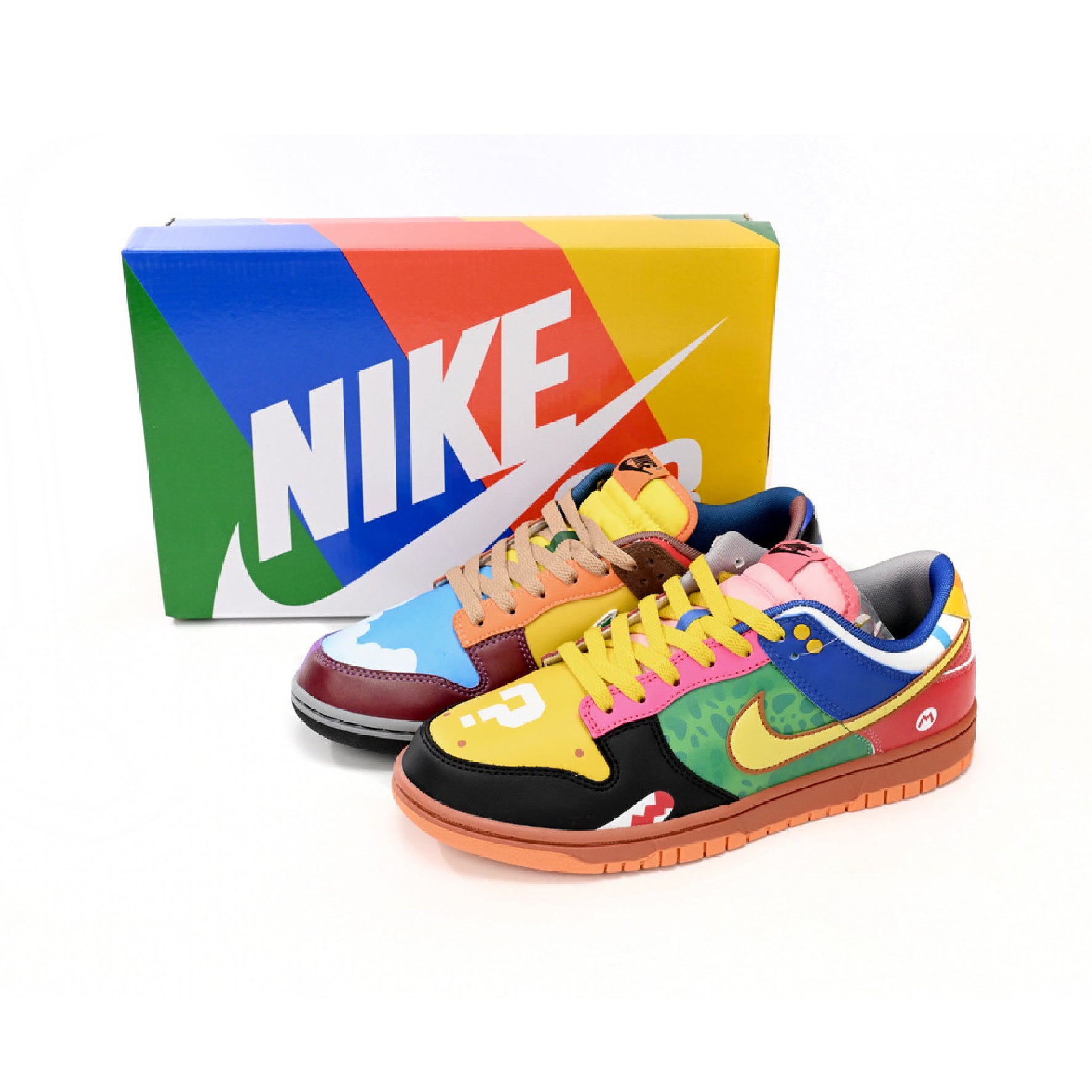 Nike Dunk Low Multicolore What the Super Mario Herren