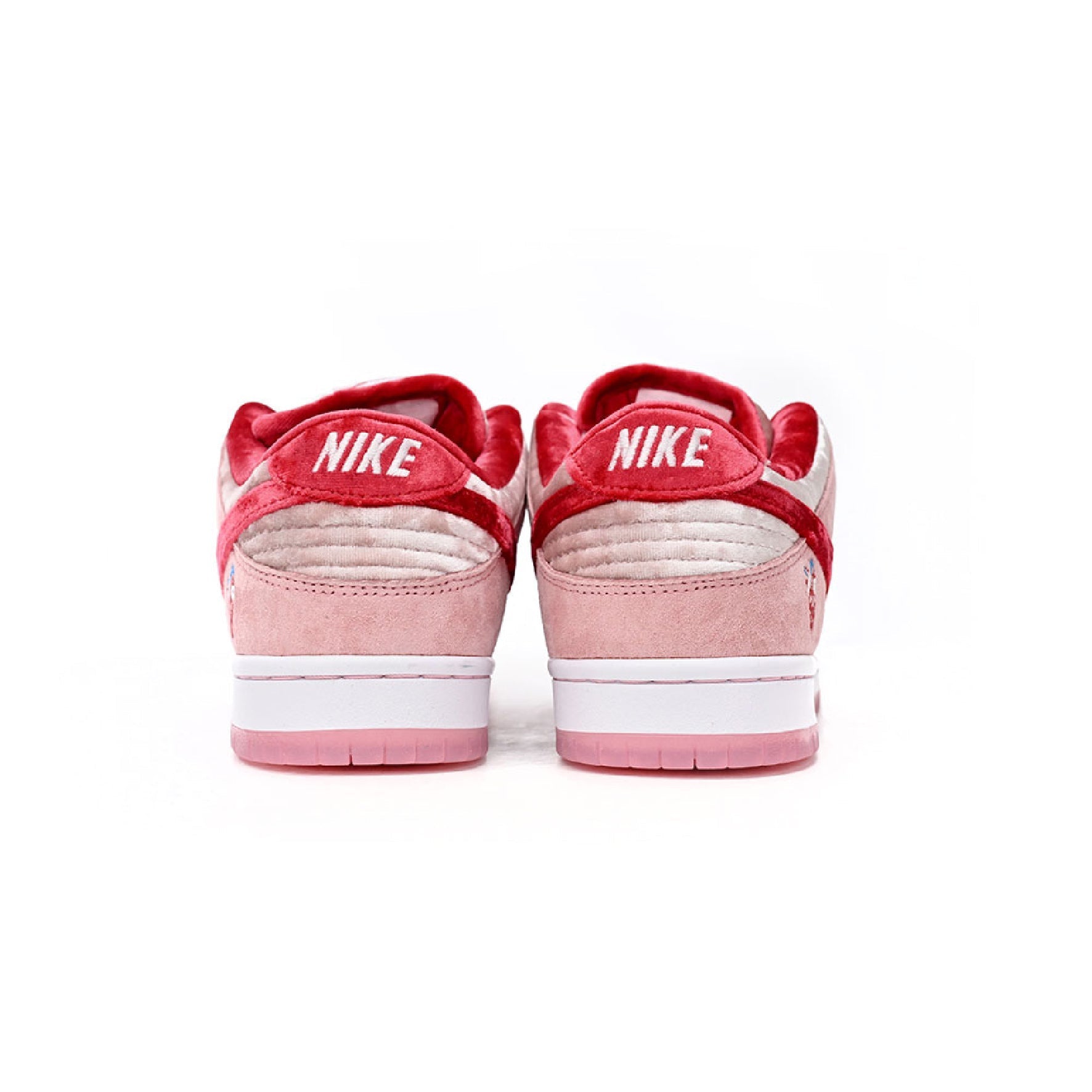Nike Dunk Low SB Rosa und Rot StrangeLove Skateboards Herren