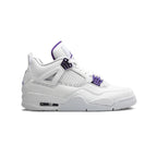 Nike Air Jordan 4 Retro Metallic Violett Weiß Violett Herren