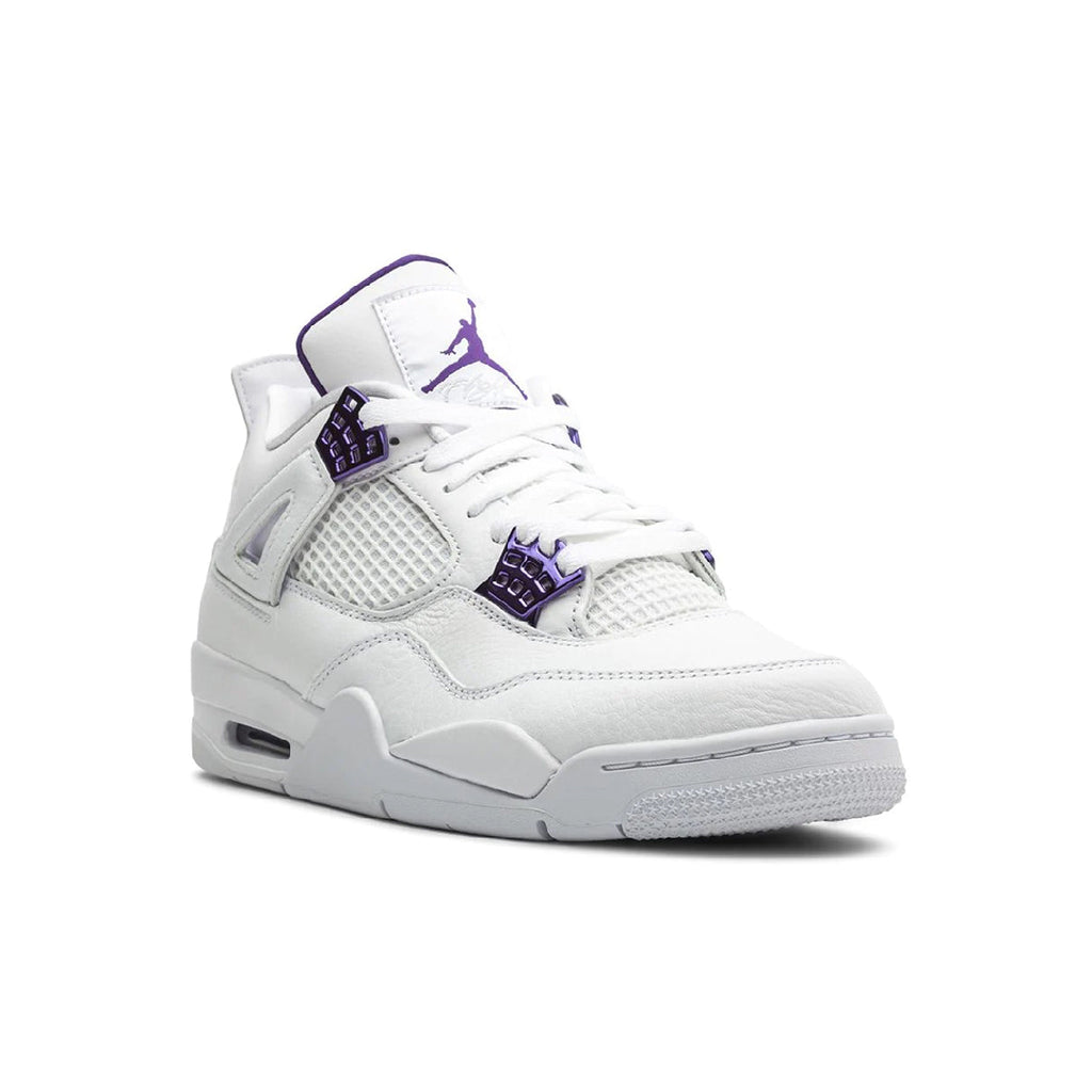 Nike Air Jordan 4 Retro Metallic Violett Weiß Violett Herren
