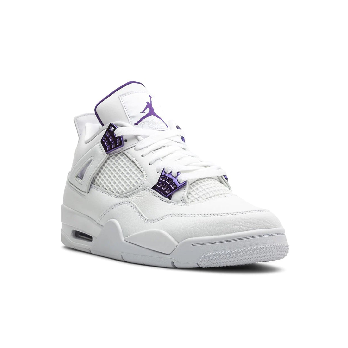 Nike Air Jordan 4 Retro Metallic Violett Weiß Violett Herren