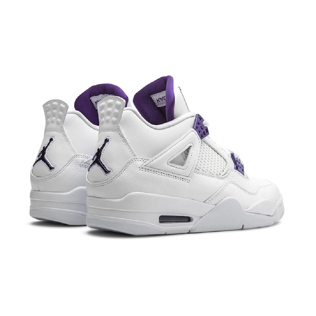 Nike Air Jordan 4 Retro Metallic Violett Weiß Violett Herren