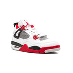 Nike Air Jordan 4 Retro Fire Rot Weiß Rot Schwarz Herren