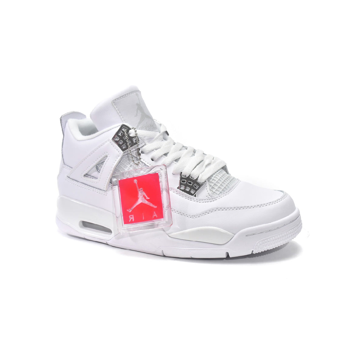 Nike Air Jordan 4 Retro Pure Money Weiß Silber Herren