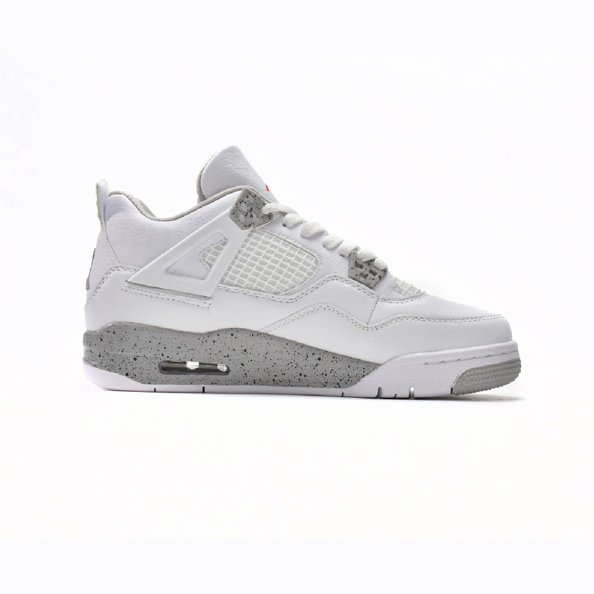 Nike Air Jordan 4 Retro Weiß Oreo Weiß Grau Herren