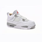 Nike Air Jordan 4 Retro Weiß Cement Grau Weiß Herren