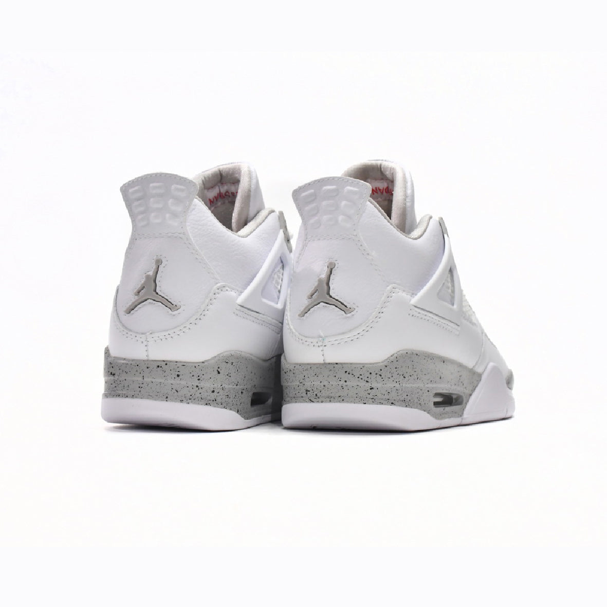 Nike Air Jordan 4 Retro Weiß Oreo Weiß Grau Herren