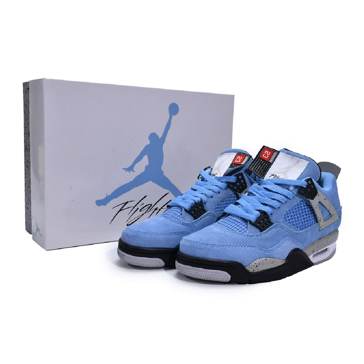 Nike Air Jordan 4 Retro SE University Blau Hellblau Grau Herren