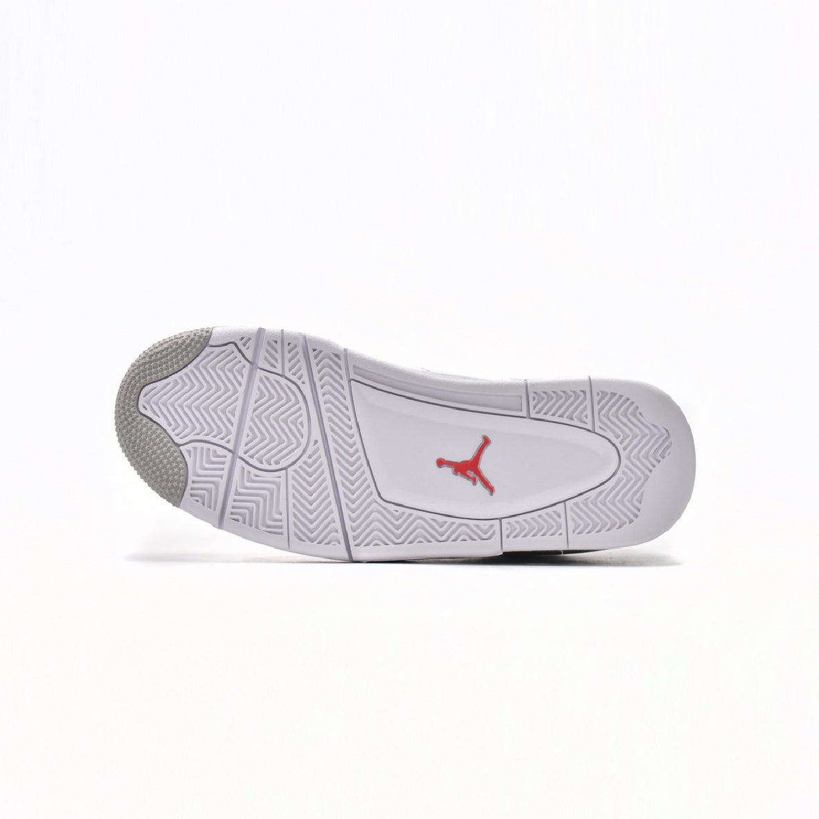 Nike Air Jordan 4 Retro Weiß Cement Grau Weiß Herren