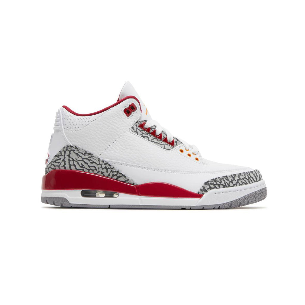 Nike Air Jordan 3 Retro Cardinal Rot/Weiß Cemento Klassisch