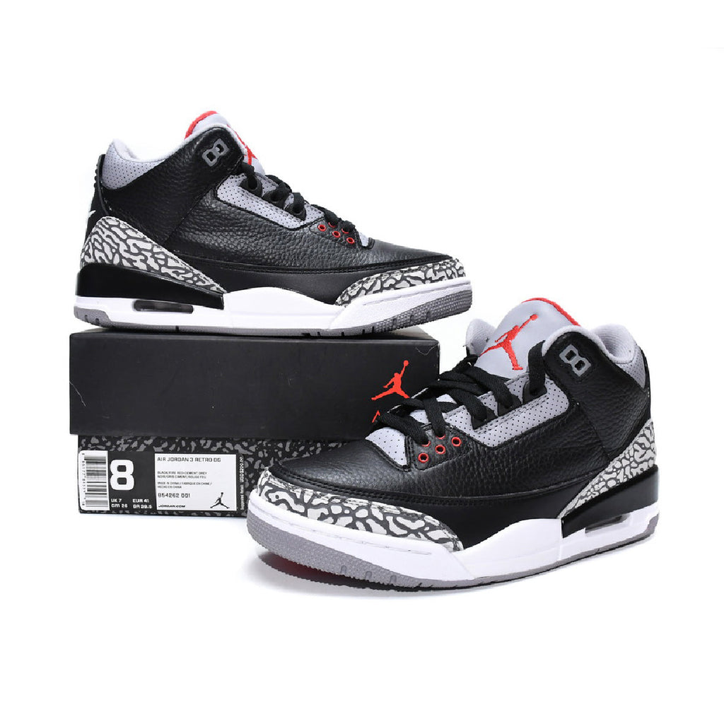 Nike Air Jordan 3 Retro SP x A Ma Maniere Schwarz Cemento Elegant
