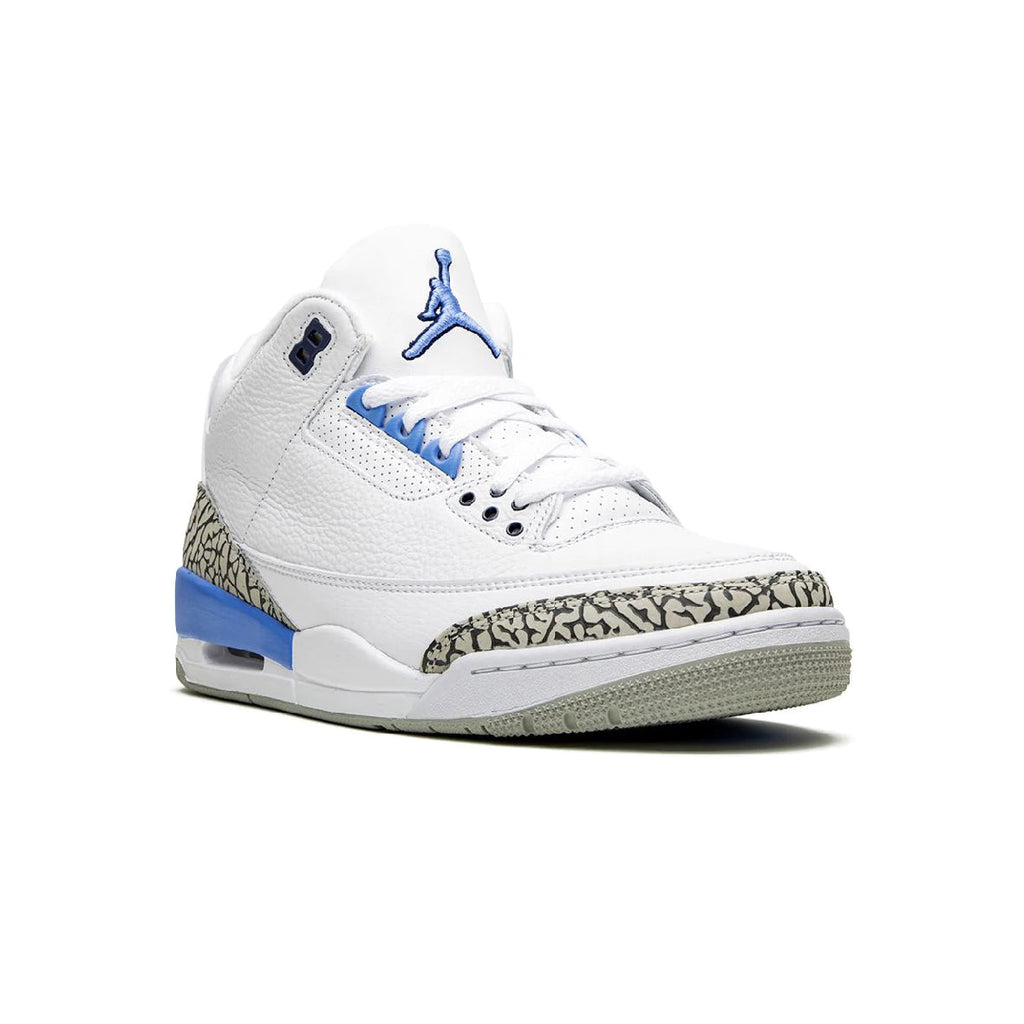 Nike Air Jordan 3 Retro UNC Weiß/Hellblau Cemento Klassisch