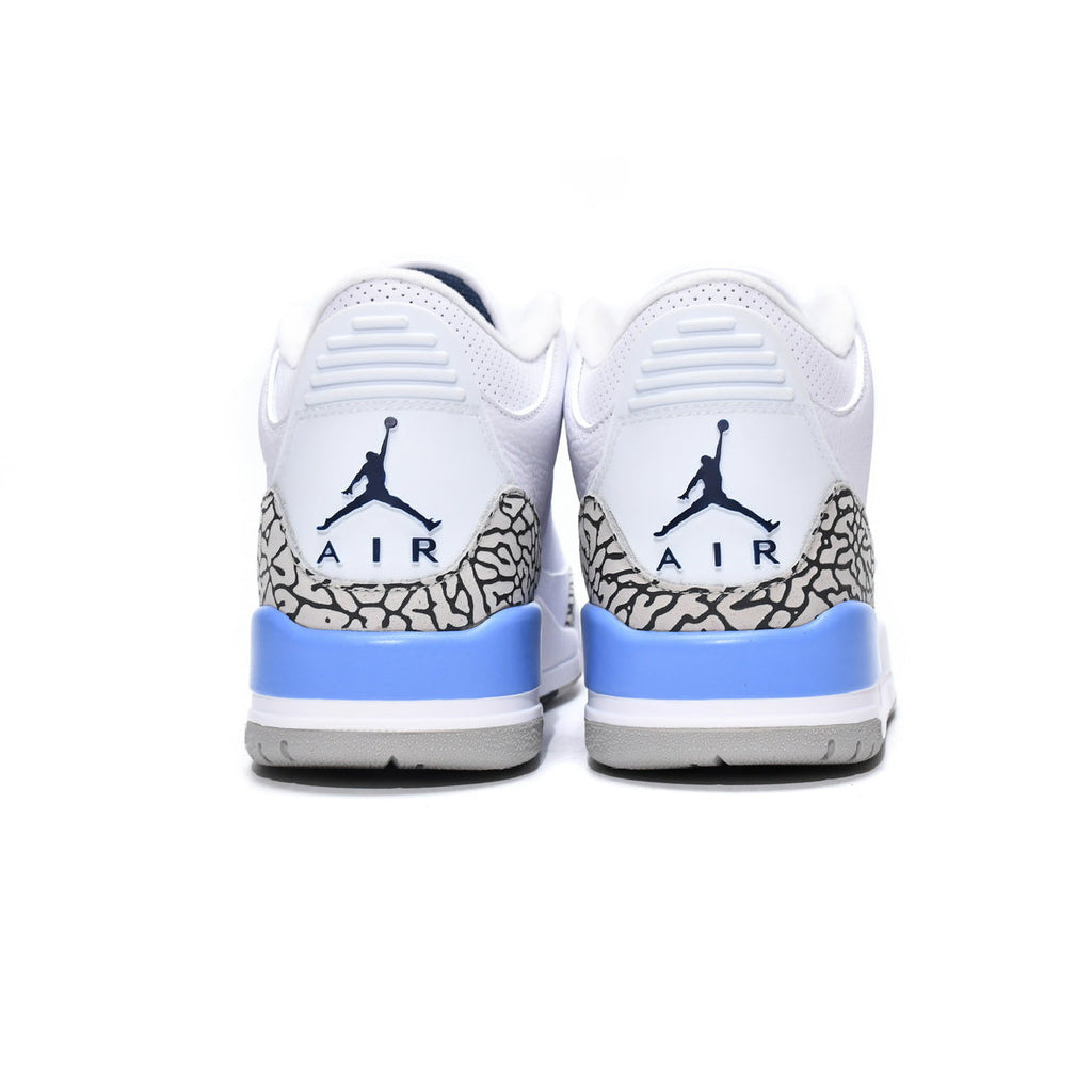 Nike Air Jordan 3 Retro UNC Weiß/Hellblau Cemento Klassisch