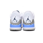 Nike Air Jordan 3 Retro UNC Weiß/Hellblau Cemento Klassisch