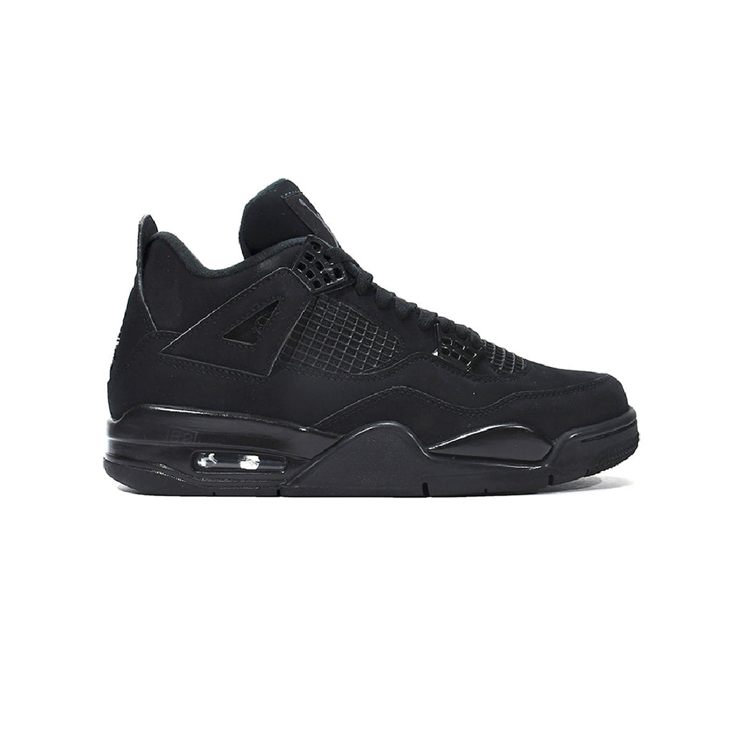 Nike Air Jordan 4 Retro Schwarz Cat Total Schwarz Herren