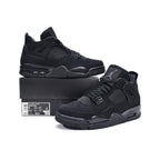 Nike Air Jordan 4 Retro Schwarz Cat Total Schwarz Herren