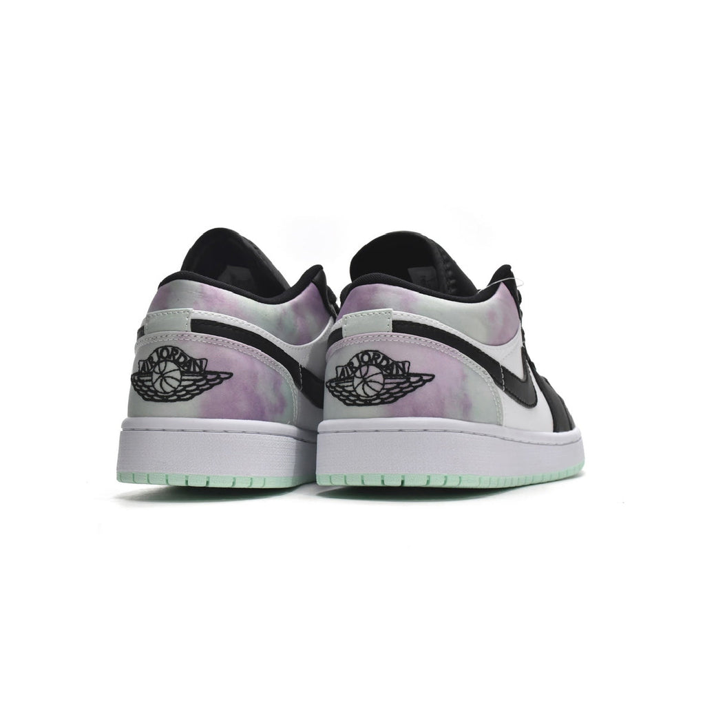 Nike Air Jordan 1 Low SE Weiß Schwarz Effetto Tie Dye